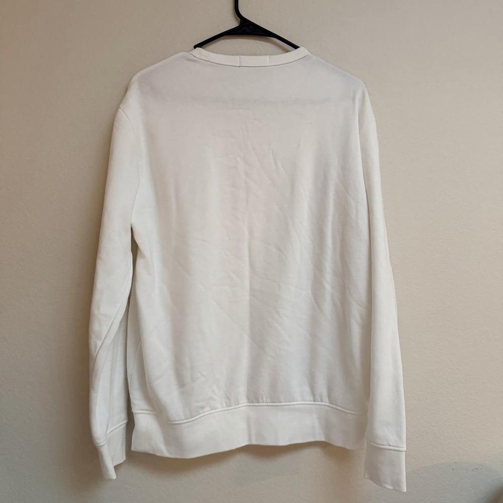 Polo Ralph Lauren Multicolor Big Pony Horse Logo Fleece Crewneck Men's Medium - Picture 9 of 10